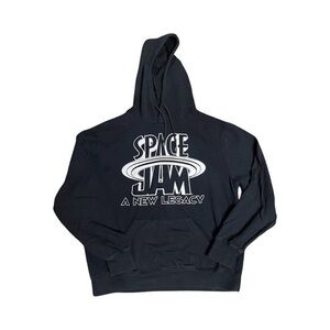 Space Jam A New Legacy Men's Long Sleeve Graphic Hoodie Sweatshirt-Size L